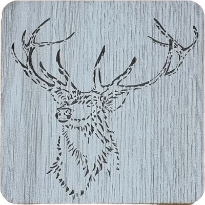 Stag Engraved Coaster