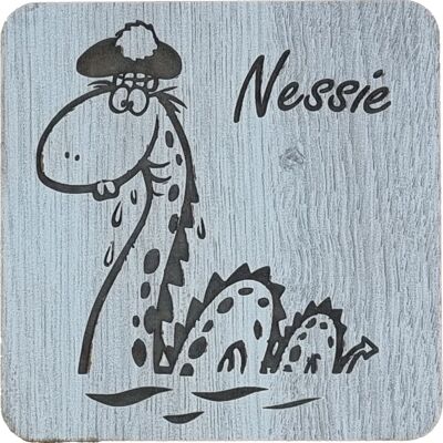 Posavasos grabado Nessie