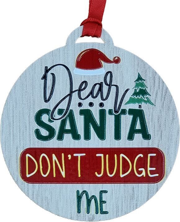 Don't Judge Me Colourful Hanger