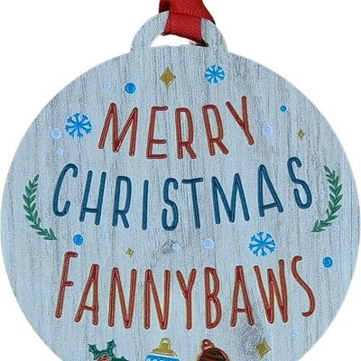 Merry Christmas Fannybaws bunter Kleiderbügel