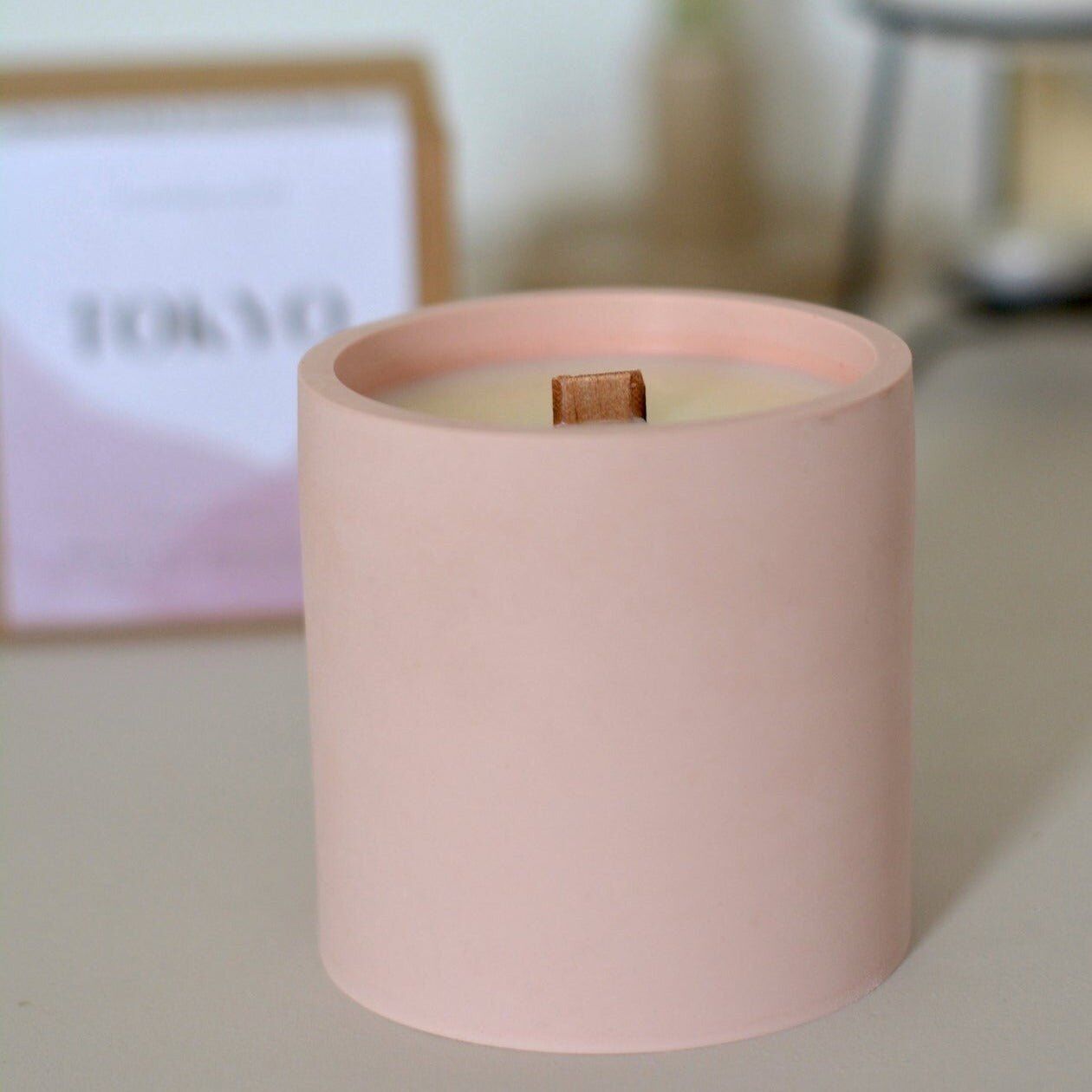 Vela aromática Jesmonite Tokyo - Flores de cerezo