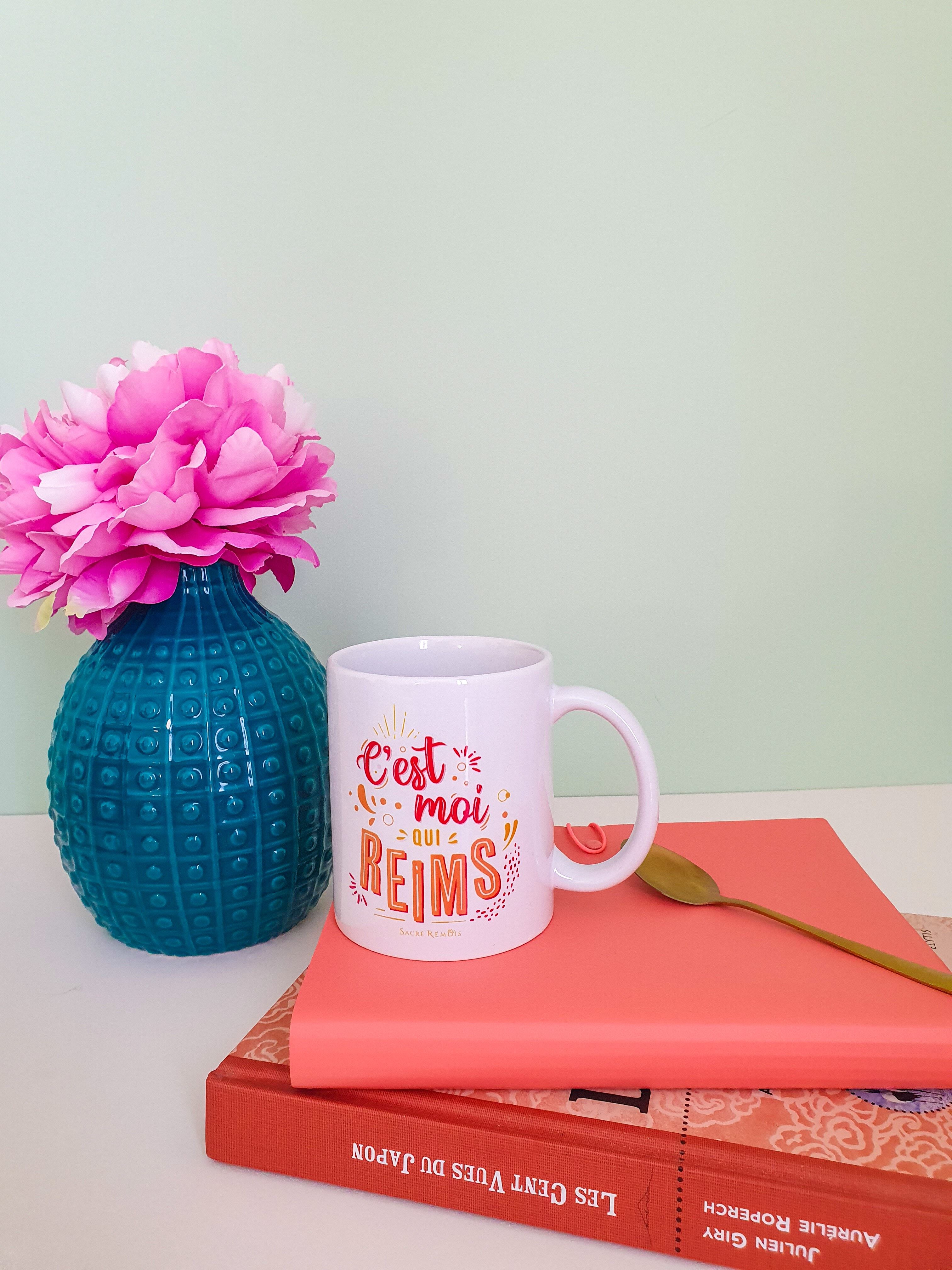 Tazza "Sono io che Reims!" arancia