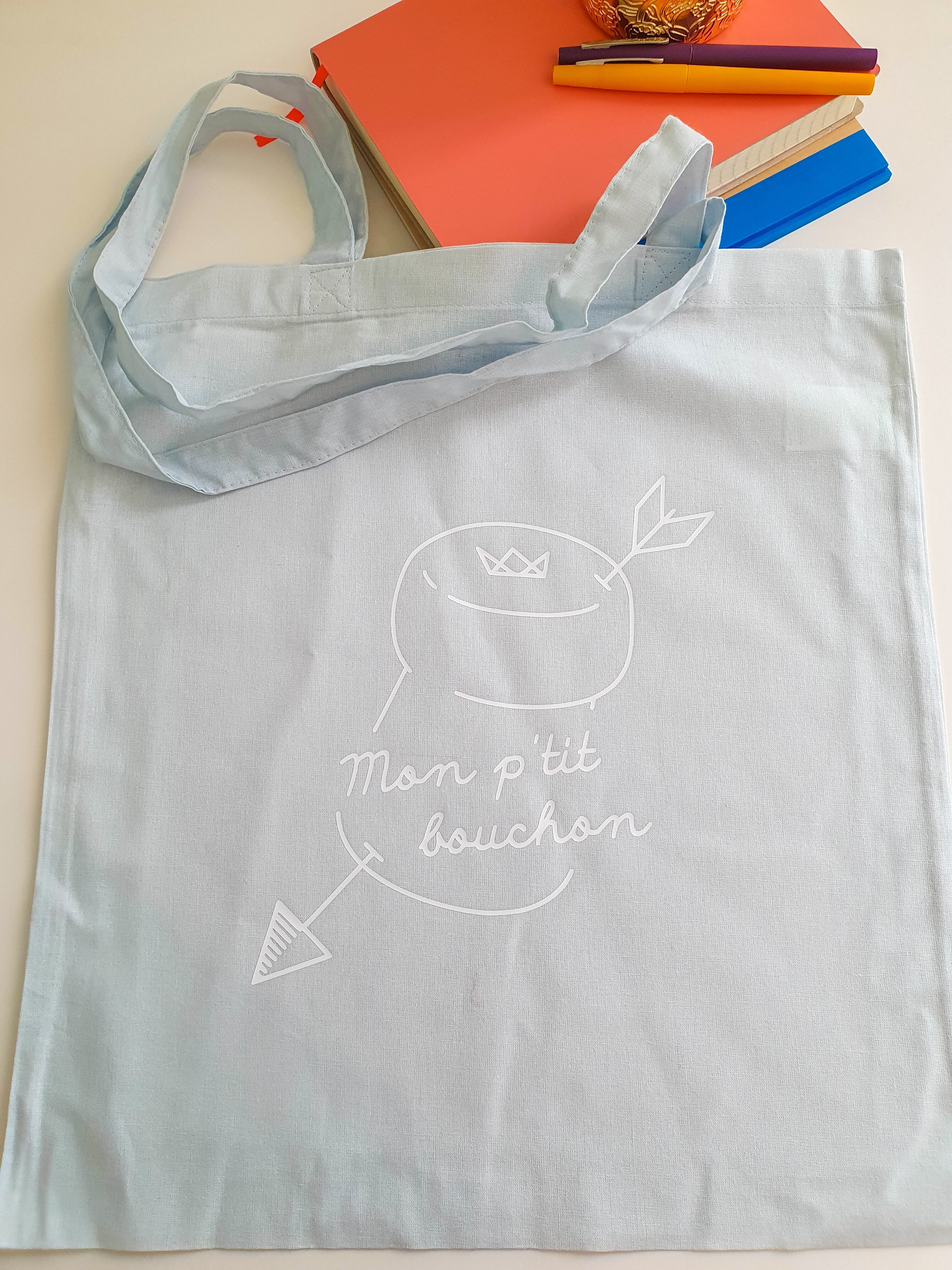 Shopper "My little cap" Pastellgrün