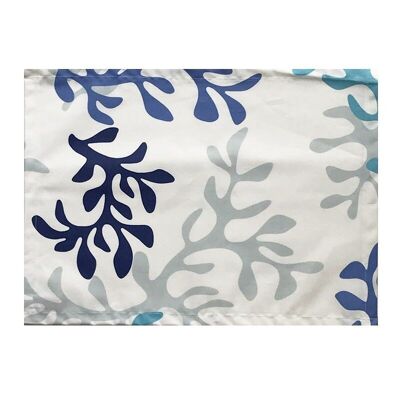 Tovaglietta americana rivestita in corallo blu
