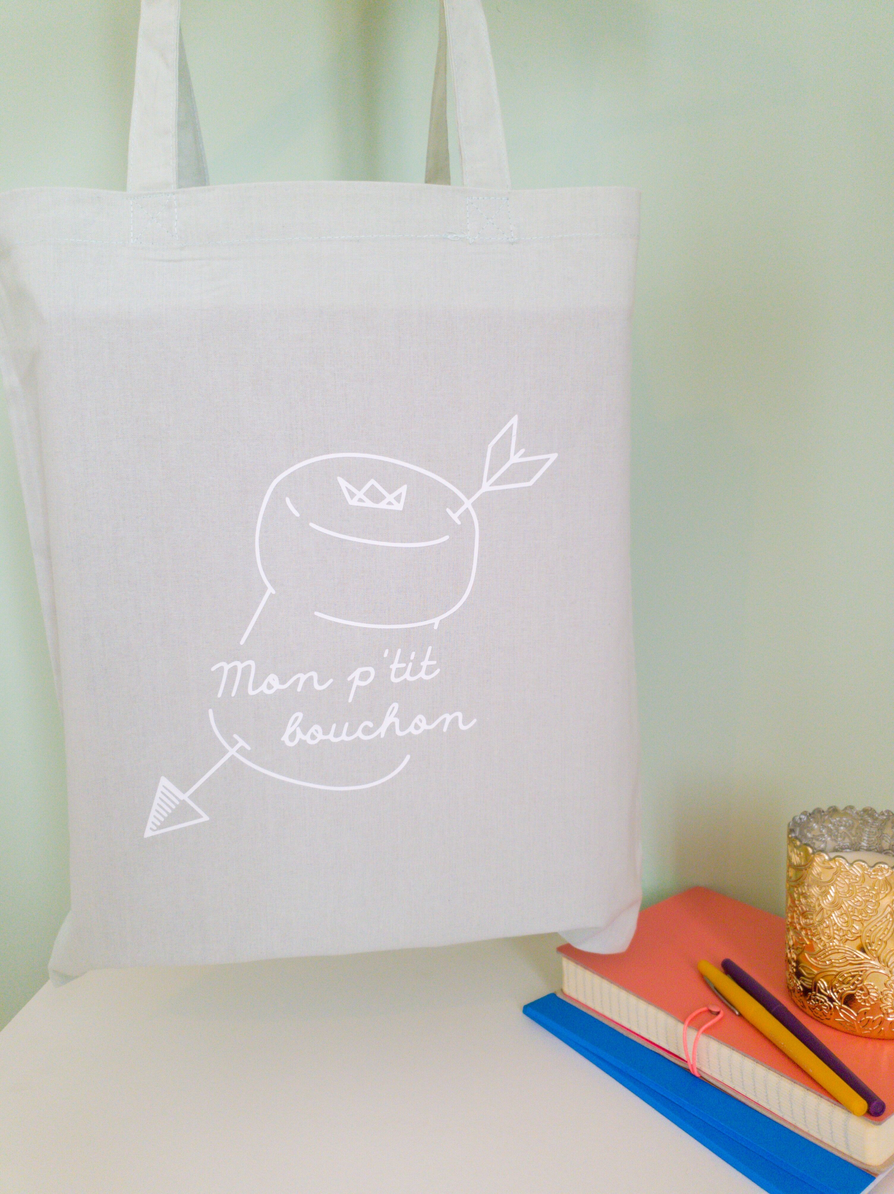 Shopper "My little cap" Himmelblau