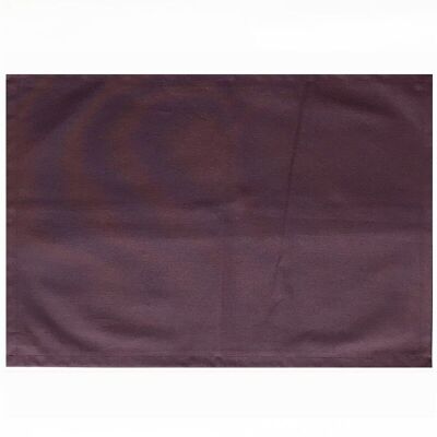 Coated placemat Uni plum