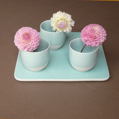 Set de table enduit Uni taupe