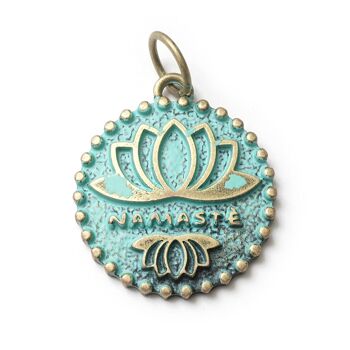 Lotus turquoise, amulette M