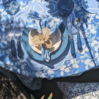 Serviette de table bleu orchidée, lot de 4 6