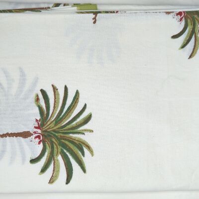 Palm Tree Green Round Tablecloth