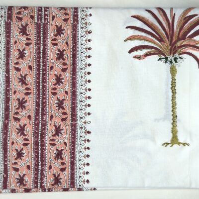 Palm Tree Pink Tablecloth