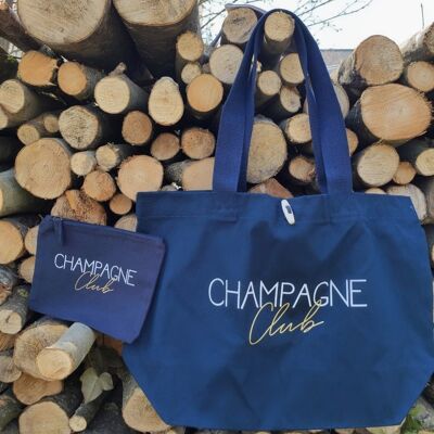Organic cotton bag "Champagne Club"