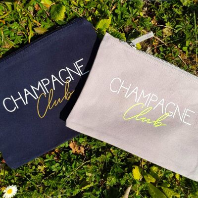 "Champagne Club" pouch