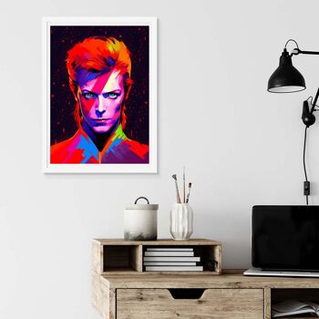 Affiche Neo Space Bowie 4