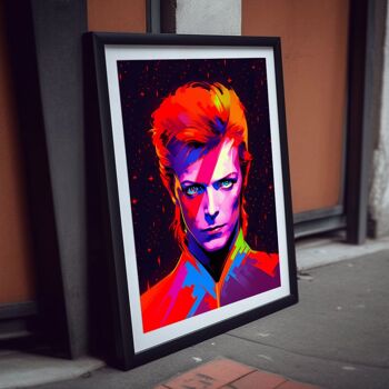 Affiche Neo Space Bowie 3