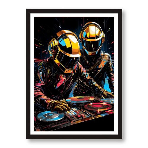 cartel de daft punk