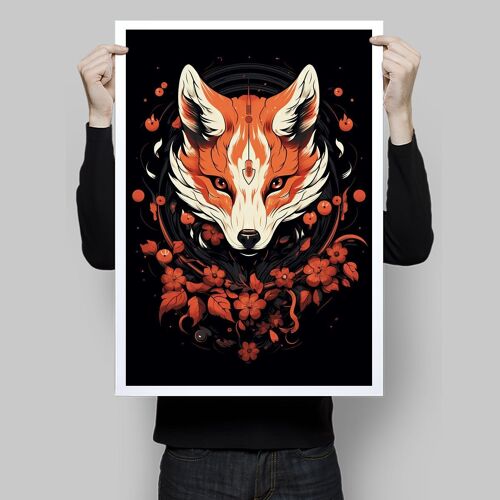 Floral Foxy poster