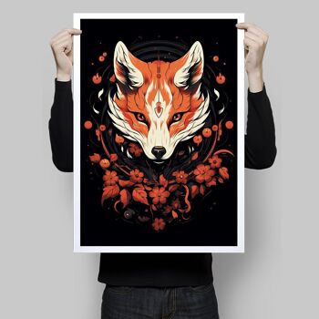 Affiche florale Foxy 1
