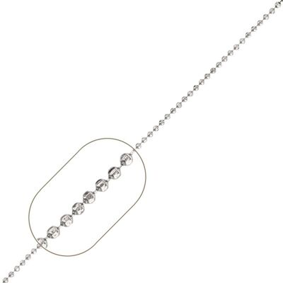Ball chain diamond-coated - 42cm