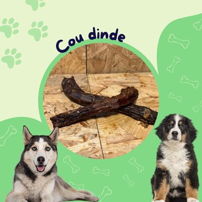Cou dinde (Sachet 1kg) / Friandise chien