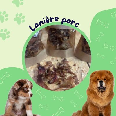 Lanière Porc (Sachet 1kg) / Friandise chien