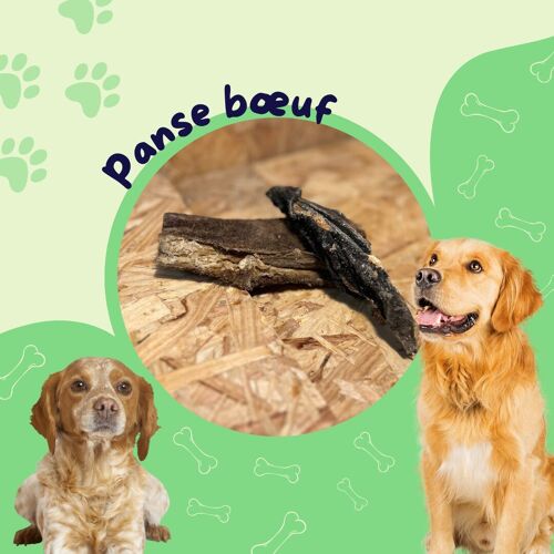 Panse De Bœuf (Sachet 1kg) / Friandise chien