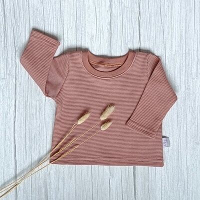 Longsleeve Waffle Jersey Clay Pink