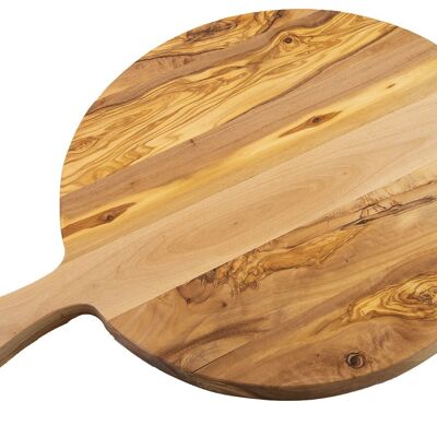 Serving board round with handle 32cm diameter
