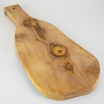 Planche de service rustique avec manche en bois d'olivier 2