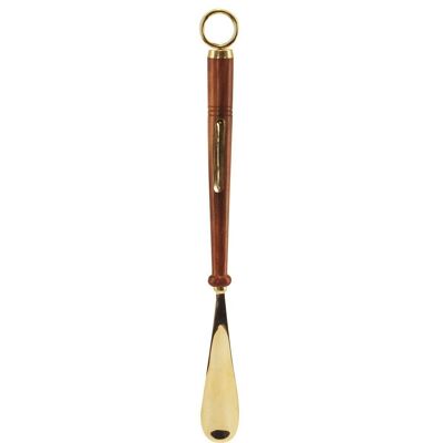 Shoehorn With Wooden Handle