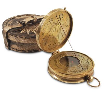 Compass-Sundial With Box