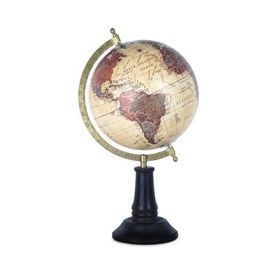 White And Brown World Globe