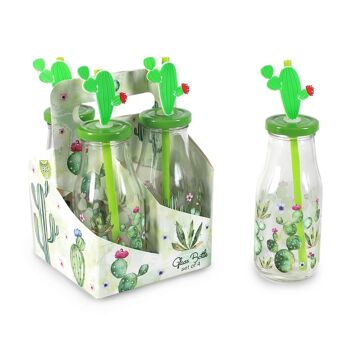 Ensemble de bouteilles de cactus 4U 1