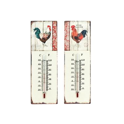 Rooster Thermometer Set 2 U