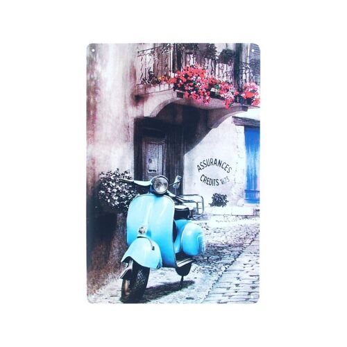 Placa Pared Vespa