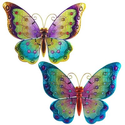 Schmetterlings-Wanddekoration, 2 Einheiten
