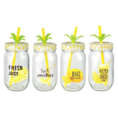 Vaso Refresco Set 4 U