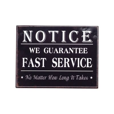 Notice Wall Plaque