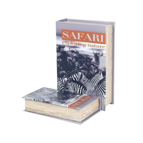 Cajas Libro Safari Zebra 2U
