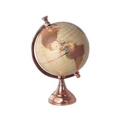 Globus, Weltkarte, Golden