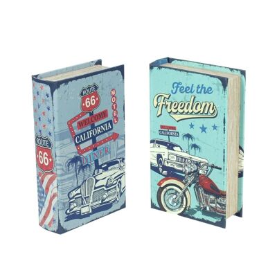 Auto- und Motorrad-Bücherbox 2U