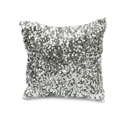 La fodera per cuscino glitterata - Argento - 40x40