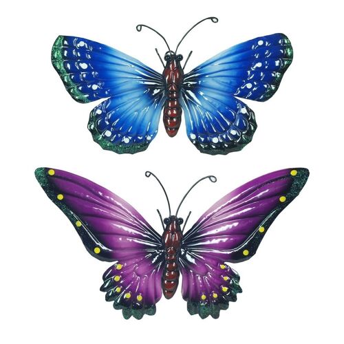 Mariposas 2 Dif. Metal