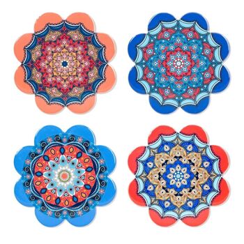 Ensemble de sous-verres Mandala 4U 1