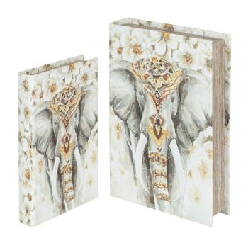 Boîtes à livres Elephant Set 2U 1