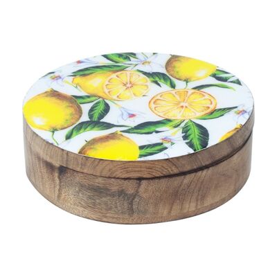 Caja Redonda Limones