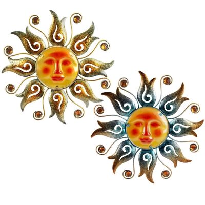 Sun Wall Ornament 2 Units