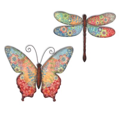 Schmetterlings-Wandlampen-Set 2U