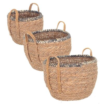 Baskets with Handles 3 Units