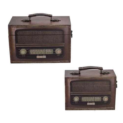 Caja radio Set 2 U